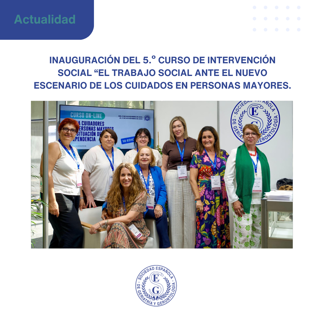 <p>Inauguración del 5.º Curso de Intervención Social “El Trabajo Social ant